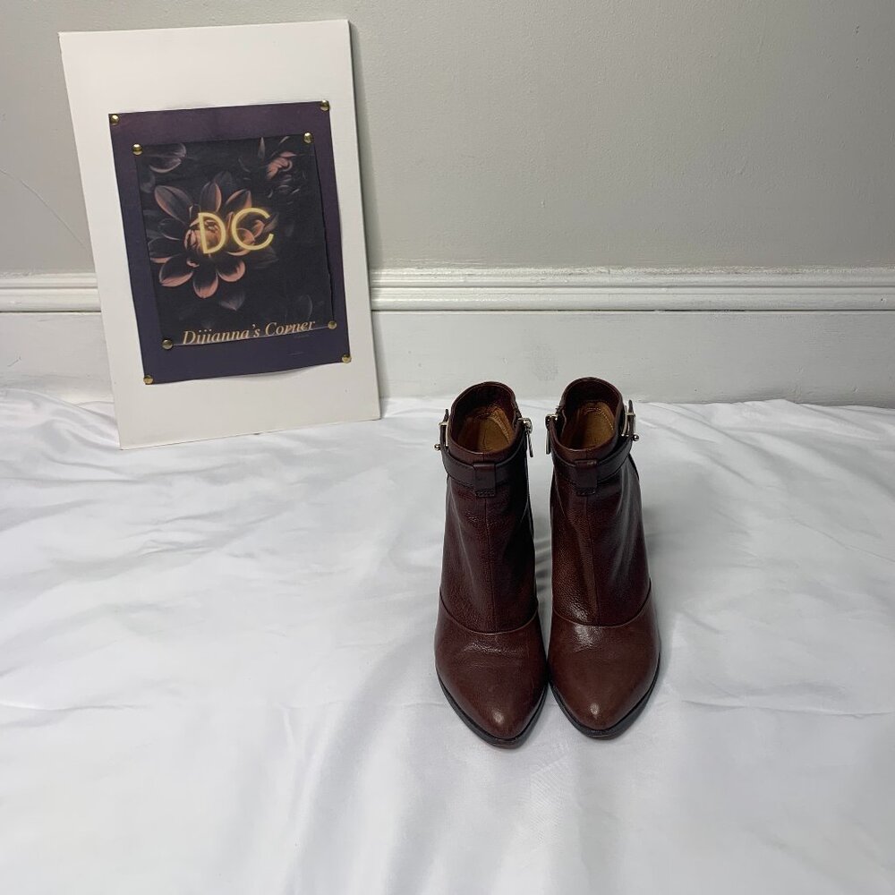 Coach Melody Bootie in Chestnut -Women's Size 6.5